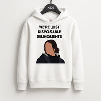 Disposable Delinquents Kids Hoodie