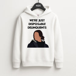 Disposable Delinquents Kids Hoodie
