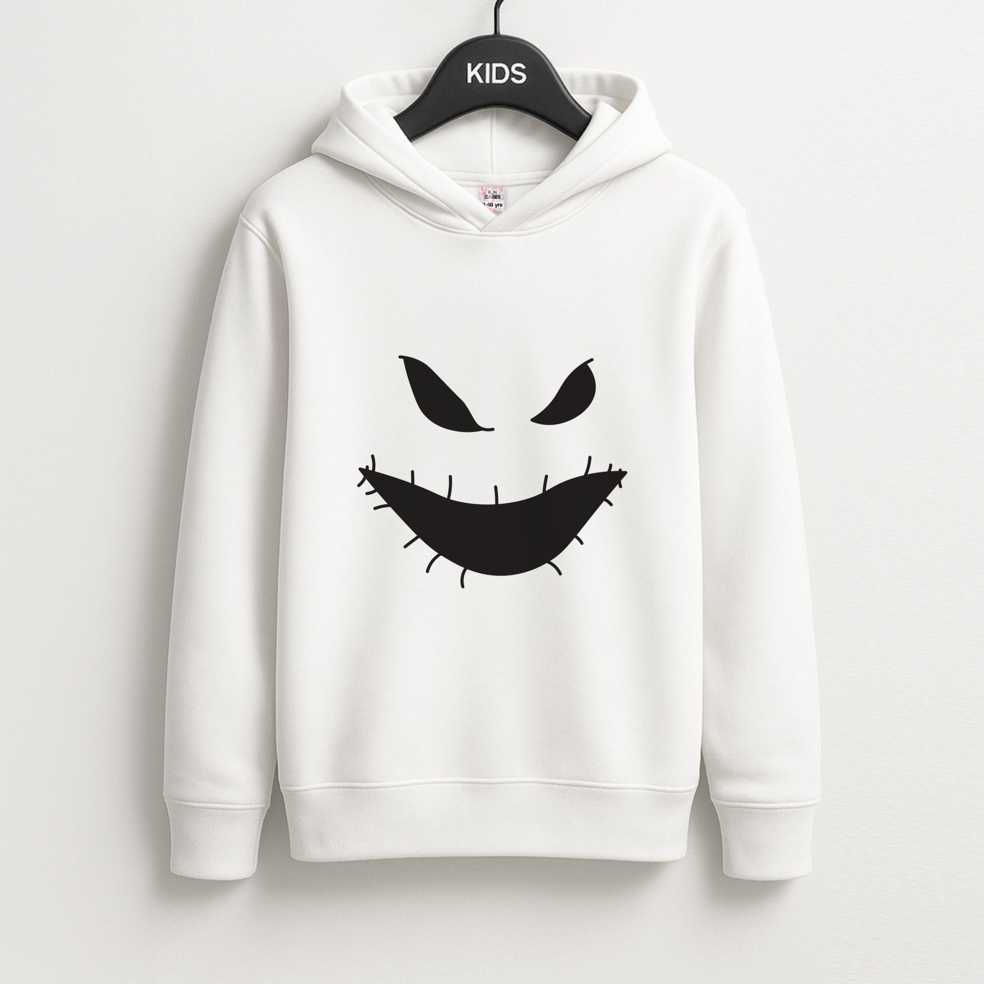 Green Face Unisex Kids Hoodie