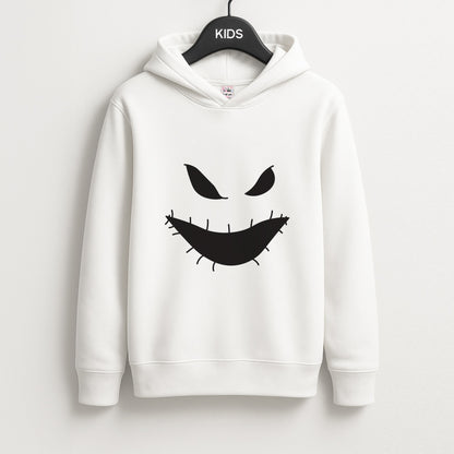 Green Face Unisex Kids Hoodie