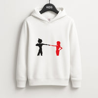 Red And Black Kids Hoodie