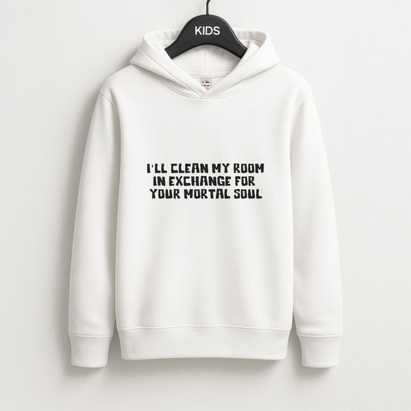I'll Clean My Room In Exchange Wednesday Kids Hoodie