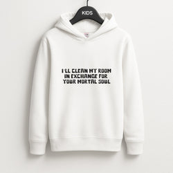 I'll Clean My Room In Exchange Wednesday Kids Hoodie