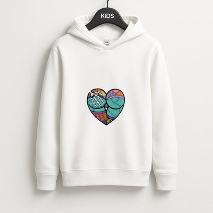 Sally And Jack Heart - TNBC Unisex Kids Hoodie