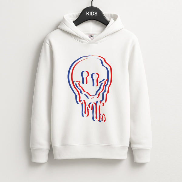 Red Smiley - Juice Unisex Kids Hoodie