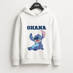 Blue Alien Ohana Unisex Kids Hoodie