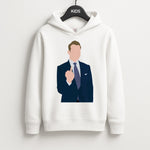 Middle Finger Unisex Kids Hoodie