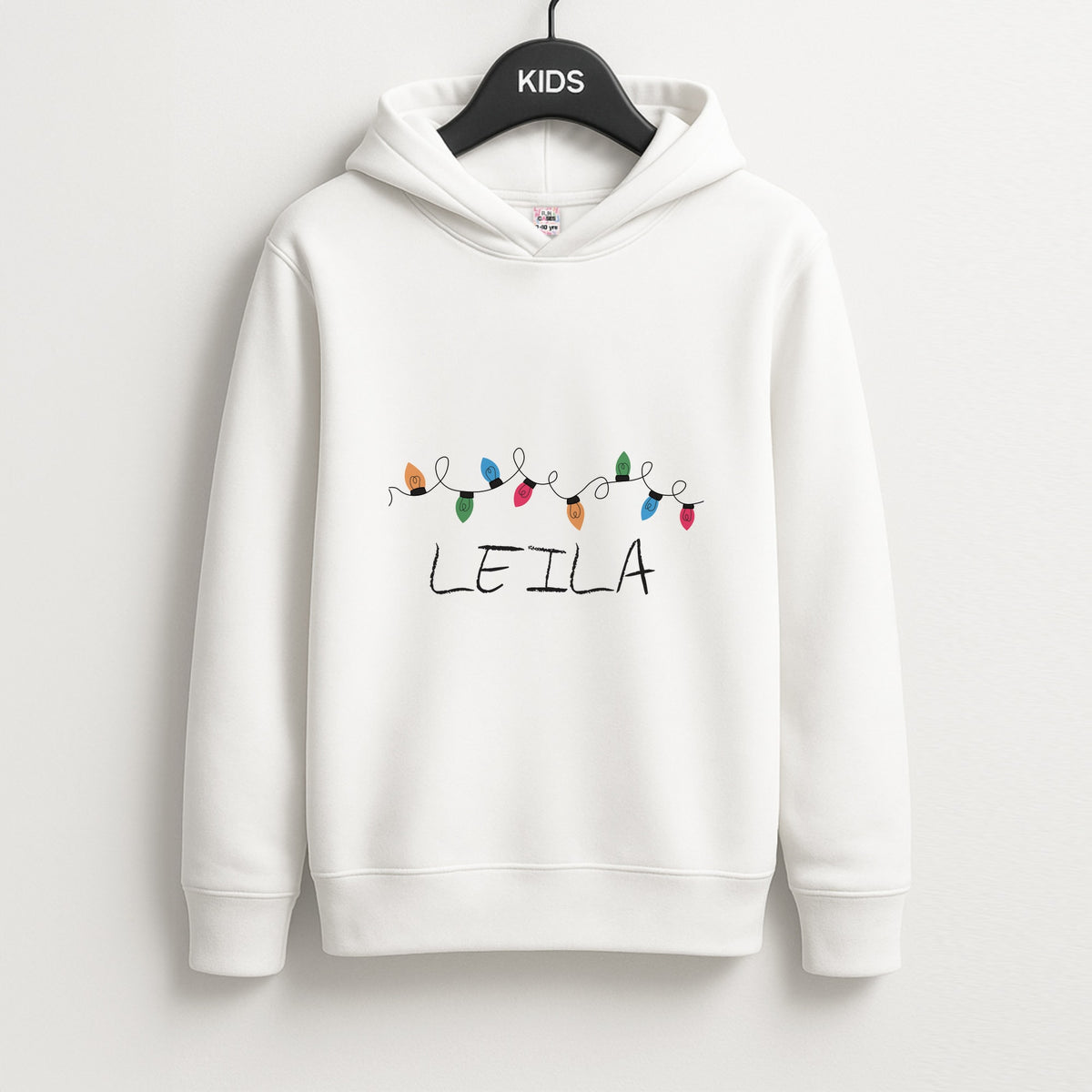 Fairy Lights - Personalised Stranger Kids Hoodie