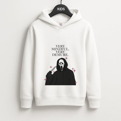 Very Mindful, Very Demure Unisex Kids Hoodie