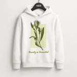 Beauty Is Immortal Press Flower Unisex Kids Hoodie