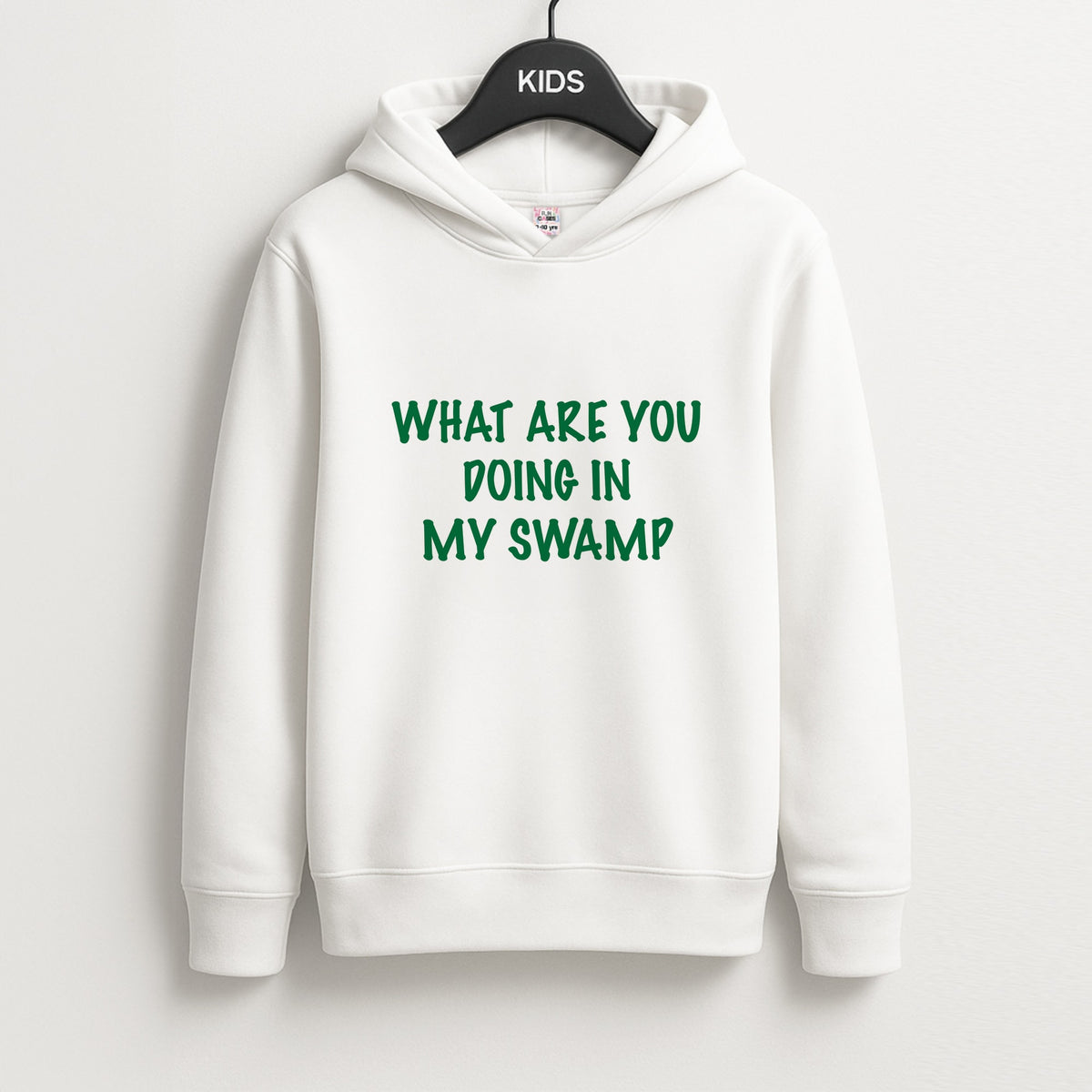 What Are You Doing In My Swamp - Green Ogre Kids Hoodie