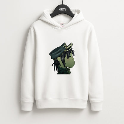 Green 2d Unisex Kids Hoodie