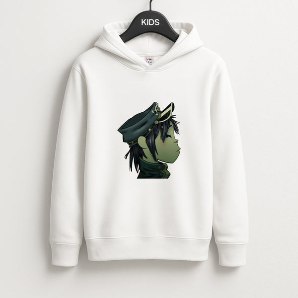 Green 2d Unisex Kids Hoodie