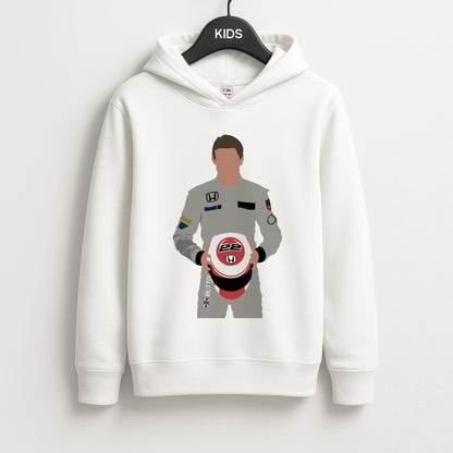 Button - F1 Unisex Kids Hoodie