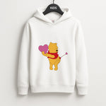 Cupid Pooh Valentine's Unisex Kids Hoodie