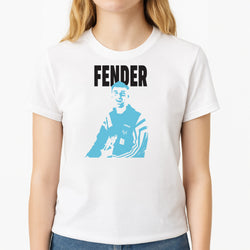 Fender Silhouette Blue T-Shirt