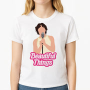 Neon Pink Beautiful Things T-Shirt 3