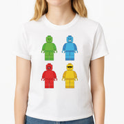 Bricks Figures Rainbow T-Shirt 3