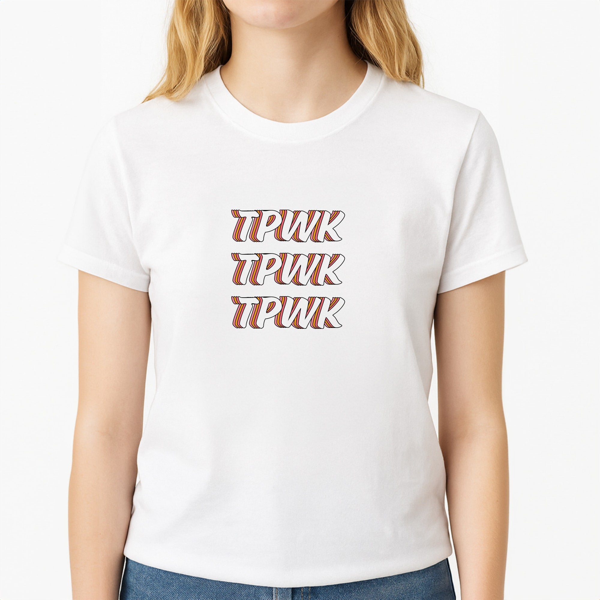 TPWK - Harry Unisex T-Shirt, worn by a female model