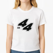 Dark Red Retro 44  T-Shirt 3