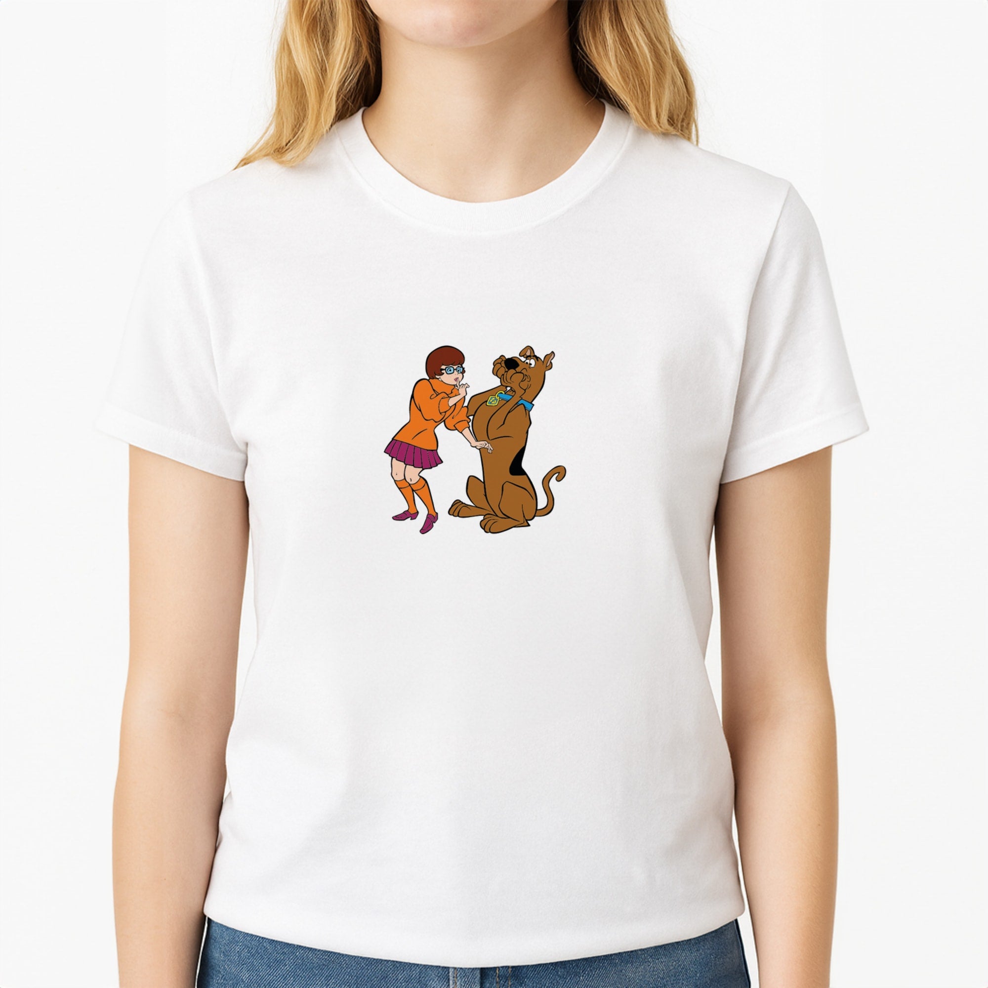 Quite Scooby - Scoob Unisex T-Shirt, worn by a female model