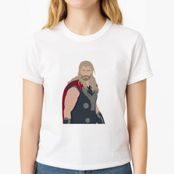 Thor Unisex T-Shirt, worn by a female model