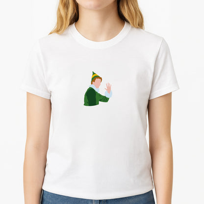 Wave - Elf Unisex T-Shirt, worn by a female model