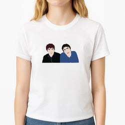 The Gallaghers Unisex T-Shirt, worn by a female model