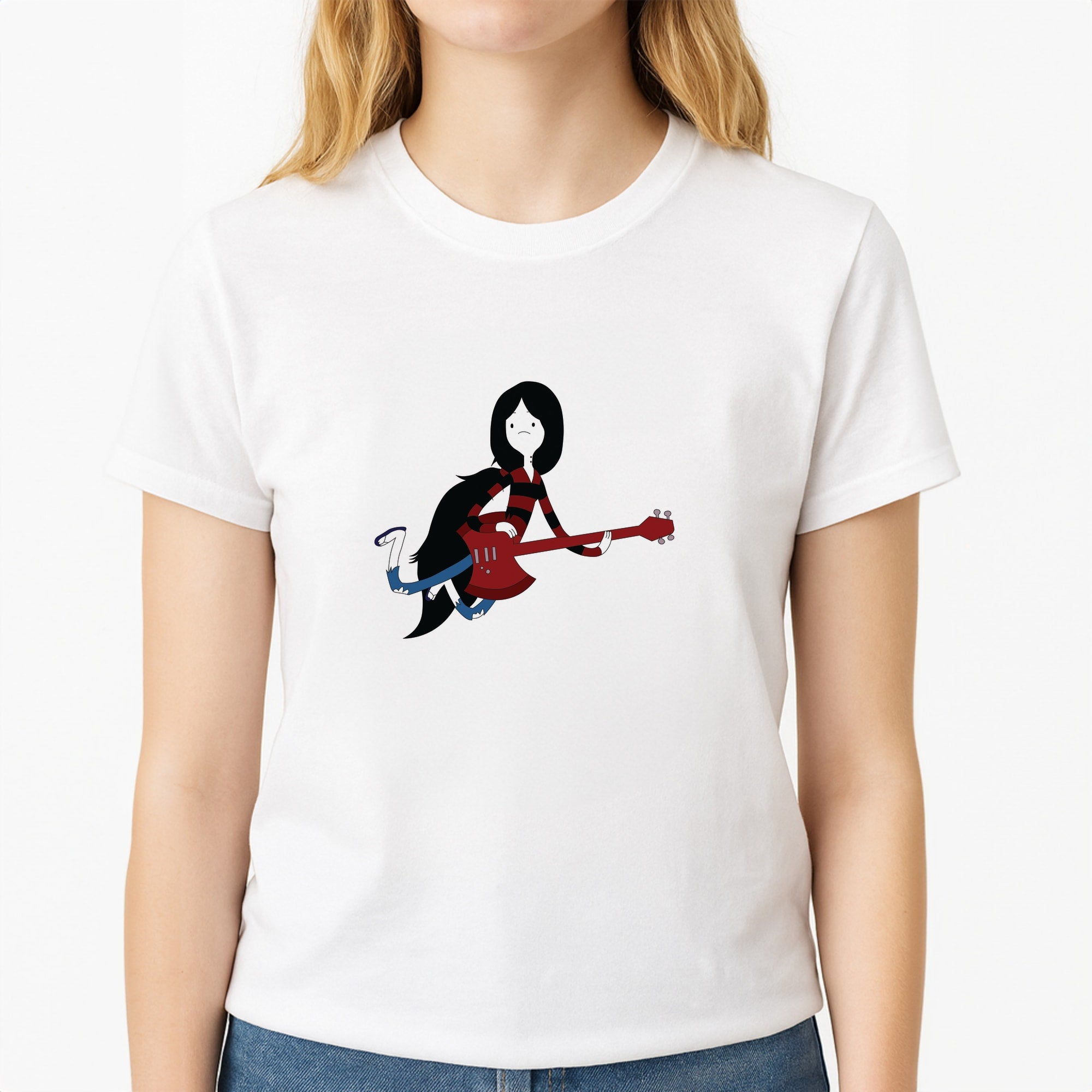 Keila Unisex T-Shirt, worn by a female model