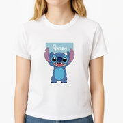 Standing Blue Alien - Personalised Disney T-Shirt 3