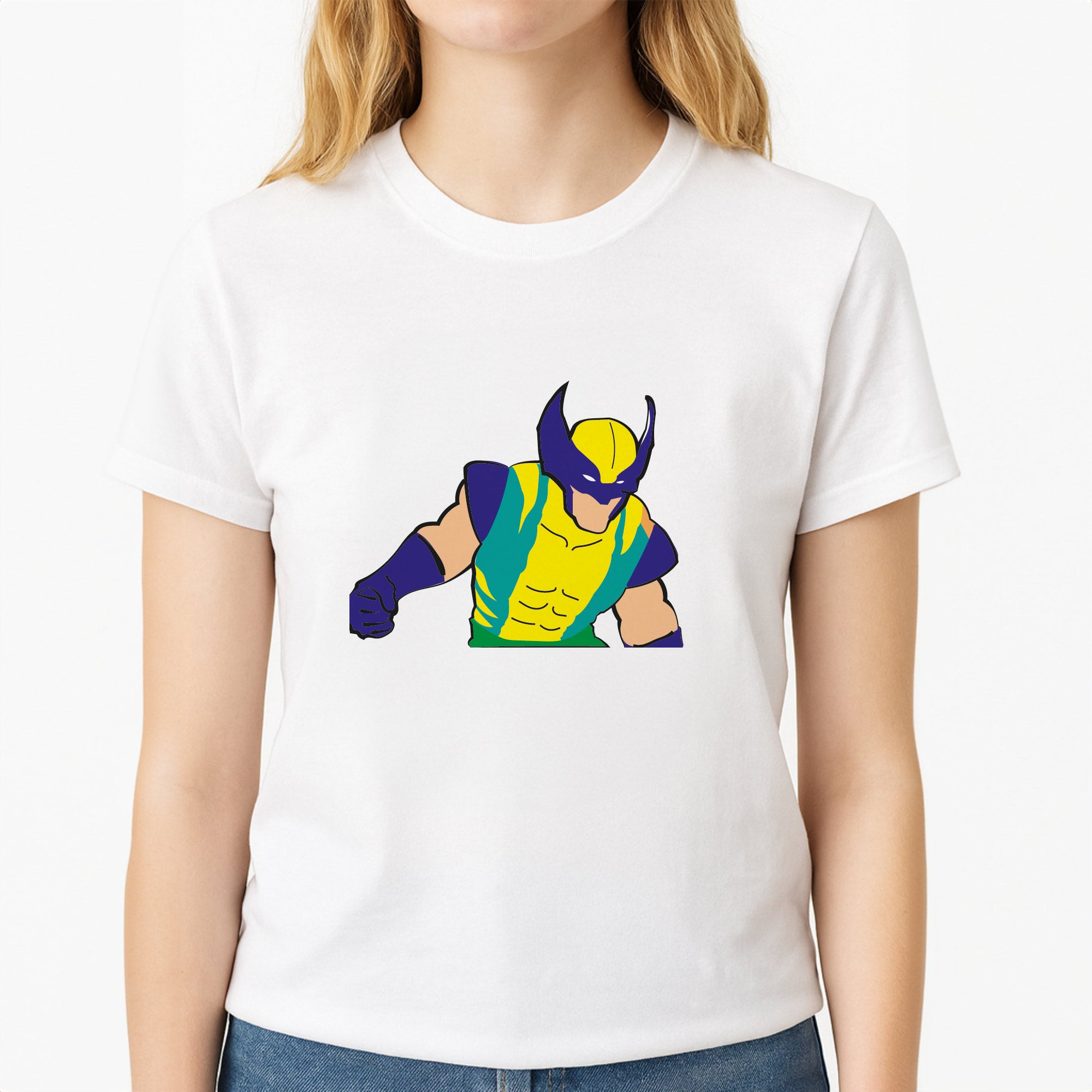 Ferocious Claw Unisex T-Shirt, worn by a female model