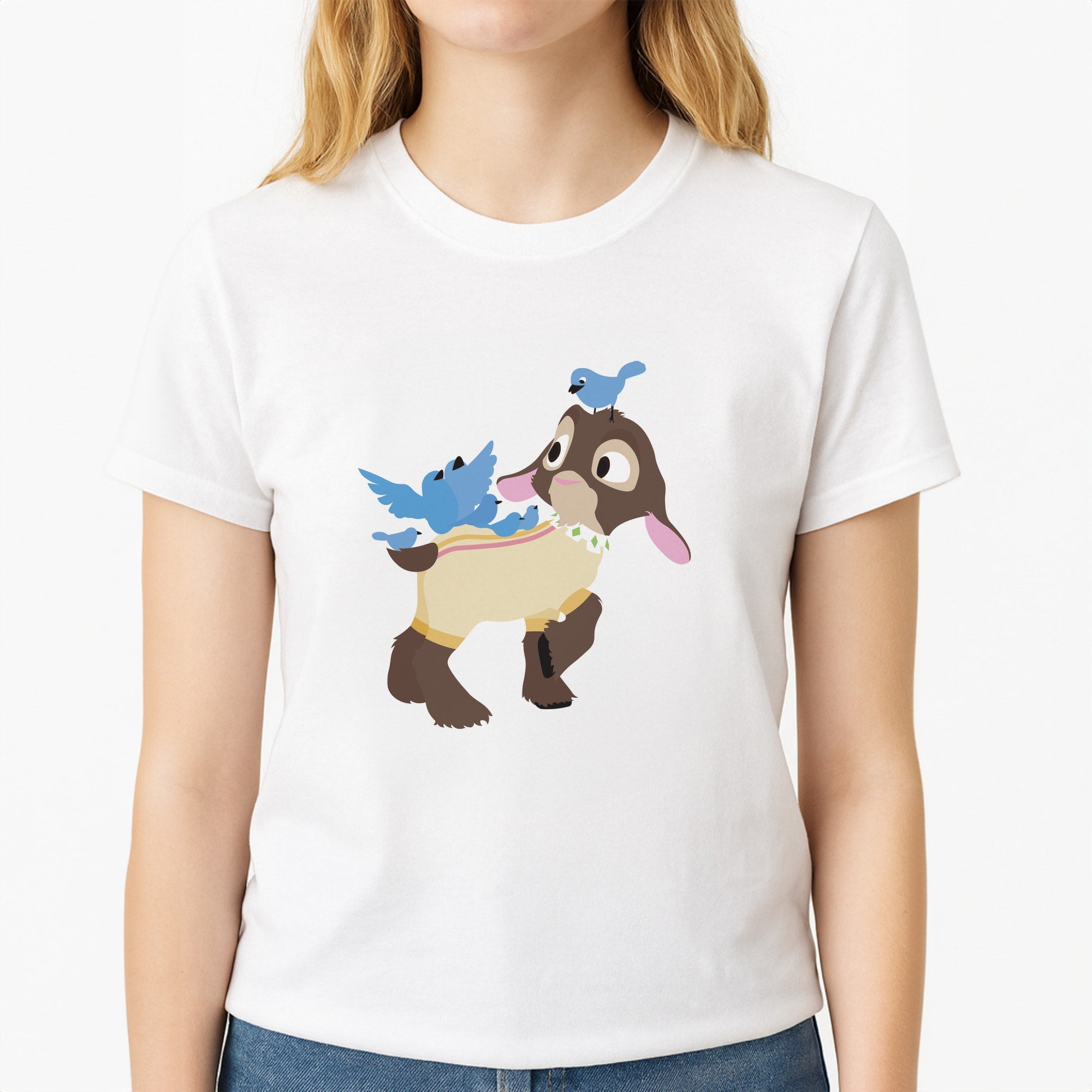 Valentino Cute - Wish Unisex T-Shirt, worn by a female model