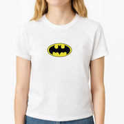 Black Bat Superhero Logo T-Shirt 3