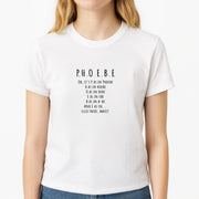 Spelling Phoebe T-Shirt 3