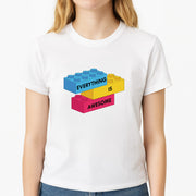 Everything Is Awesome Bricks T-Shirt 3