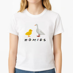 Homies Chick And Duck T-Shirt