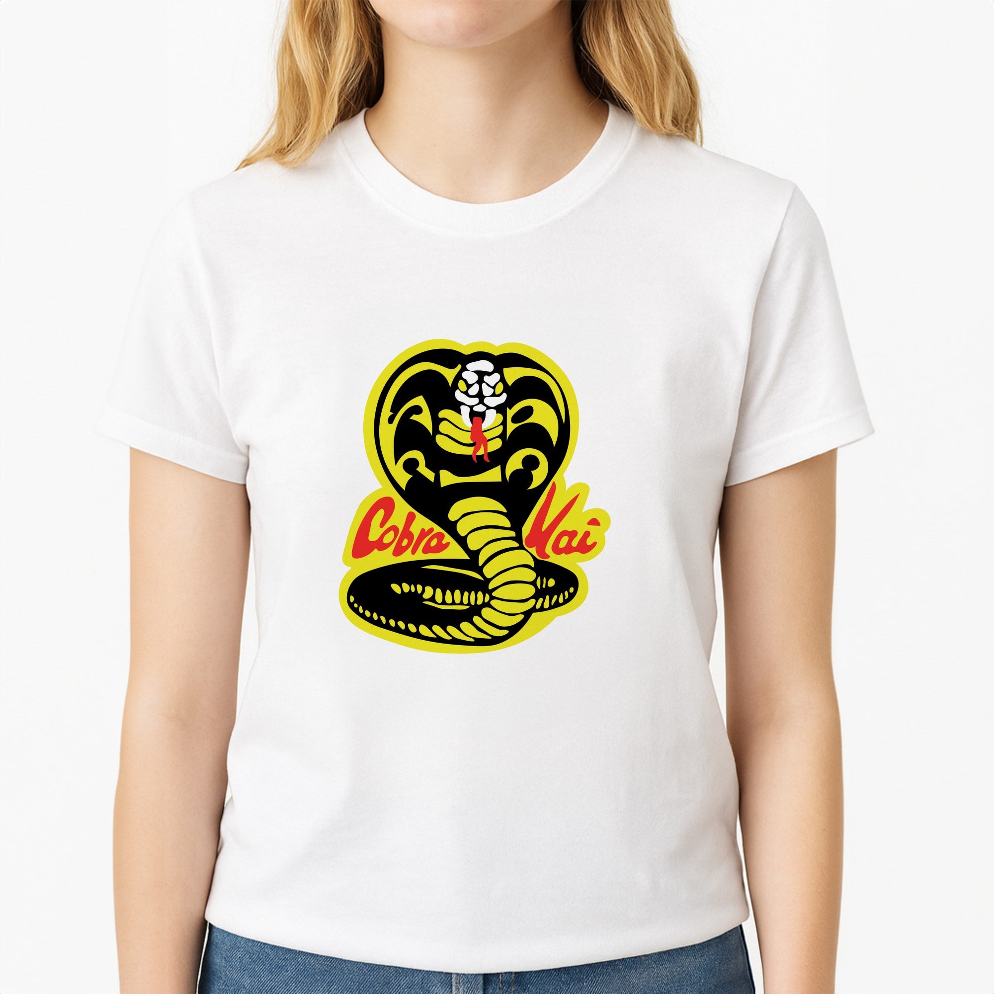 C Kai Logo Unisex T-Shirt, worn by a female model