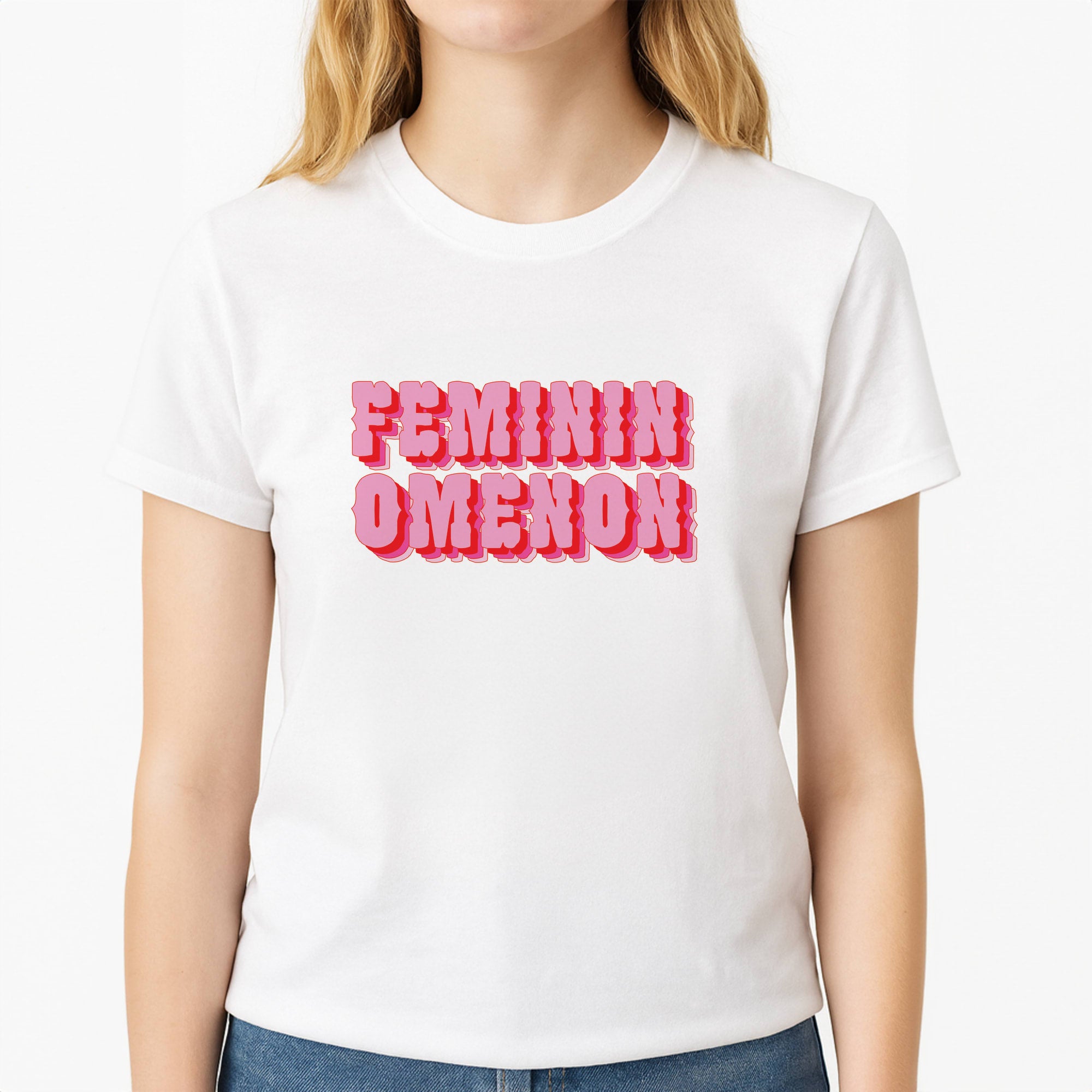 Femininomenon Unisex T-Shirt, worn by a female model