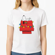 Cartoon Beagle Fairylights T-Shirt 3