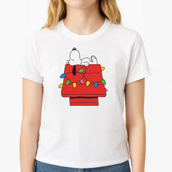 Cartoon Beagle Fairylights T-Shirt