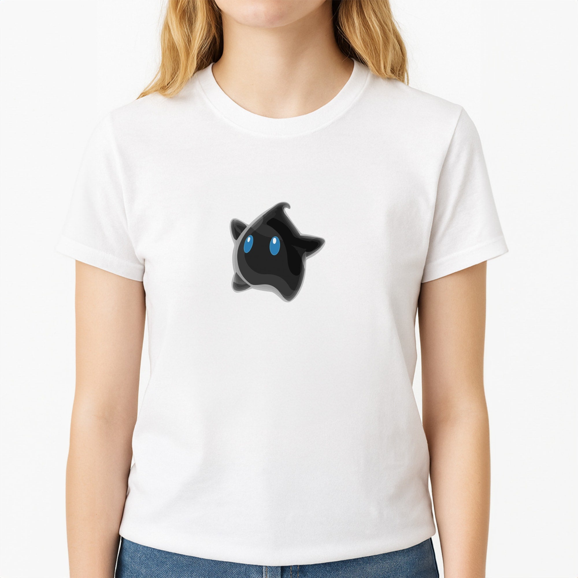 Ghost - Mario Unisex T-Shirt, worn by a female model
