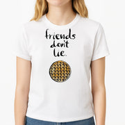 Friends Don't Lie Waffle T-Shirt 3