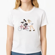 David Riding A Bike T-Shirt 3