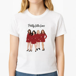 Girls - PLL Unisex T-Shirt, worn by a female model