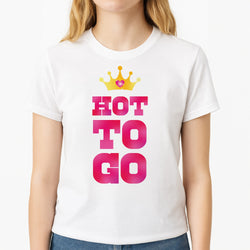 Hot To Go - Chappell Unisex T-Shirt, worn by a female model