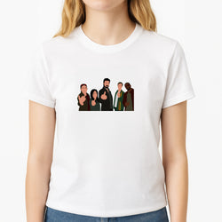 The Boys Unisex T-Shirt, worn by a female model