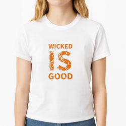 Wicked Is Good - Maze Unisex T-Shirt, worn by a female model