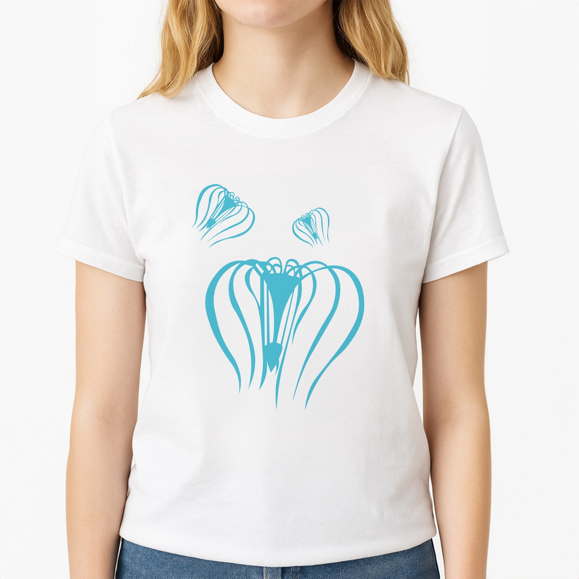 Tree Of Souls Unisex T-Shirt, worn by a female model