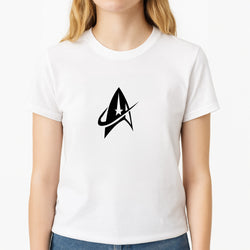 Logo Unisex T-Shirt, worn by a female model