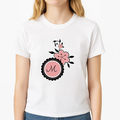 Marinette Unisex T-Shirt, worn by a female model